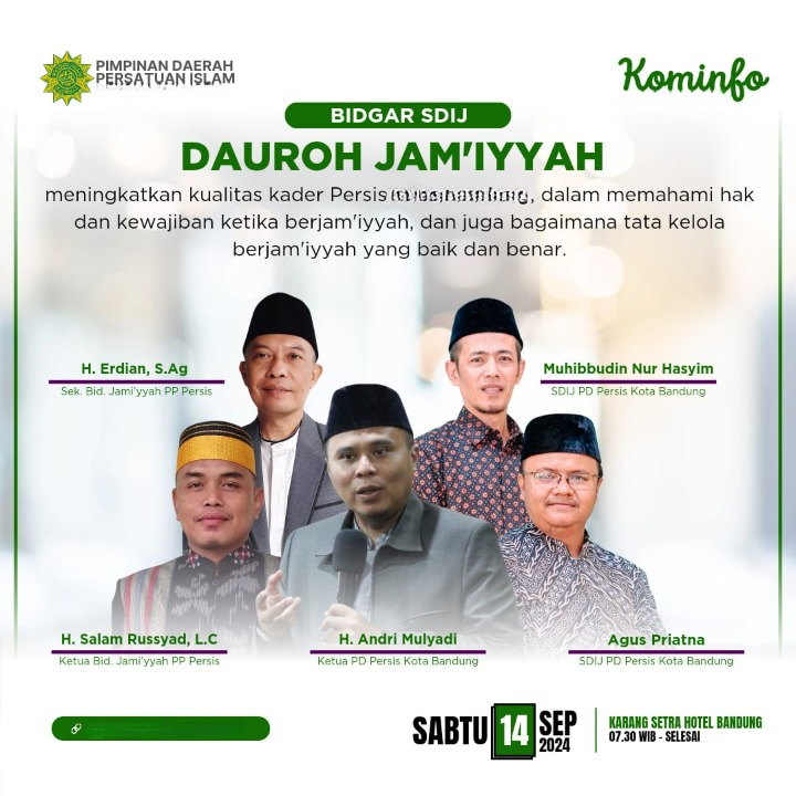 Dauroh Jamiyyah SDIJ PD PERSIS Kabupaten Ponorogo